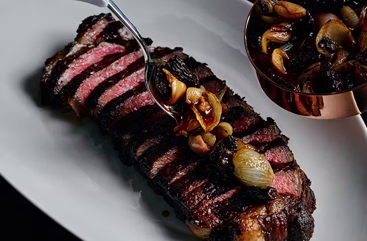 Society The Grill — dry-aged steak, tableside